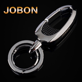JOBON中邦正品汽车专用钥匙扣男士腰式挂件不锈钢金属铜制钥匙扣