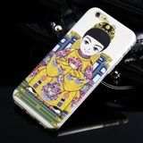 硅胶皇帝浮雕壳故宫纪念品创意龙袍手机壳,苹果iphone6/4.7通
