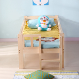 价实木男孩女孩子儿童床带护栏单层大小加厚透气组合婴幼儿板床特