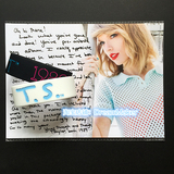 Taylor Swift泰勒霉霉周边 新专辑同款定制手环  限量配感谢信