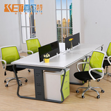 上海办公家具办公桌4人位职员卡座屏风办公桌员工桌工作位单双人