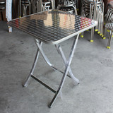 不锈钢 餐桌 家用餐桌 餐桌 饭店餐桌 吃饭桌 折叠桌 方桌 圆桌