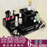 特价韩国抽屉式化妆品收纳盒创意小大号桌面首饰整理箱塑料梳妆台