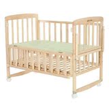 CHBABY儿童床环保实木可做摇床婴儿床