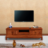 居博世新款红木电视柜 客厅非洲黄花梨电视柜 中式仿古实木地柜