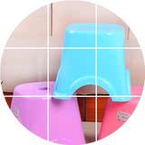 餐桌凳凳子加厚型塑料换鞋凳椅子 简约时尚家用高凳成人小板凳 矮