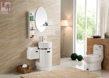 PVC欧式小户型浴室柜组合卫生间整体卫浴柜组合小型洗手池洗脸盆