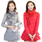 棉衣女2015冬装韩版女士修身a字大码棉服显瘦短款小棉袄外套加厚