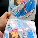 Dora朵拉dvd爱探险的朵拉 英文中文双语版 18张超高清光盘光碟片