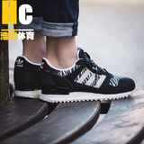 浩川体育 Adidas/三叶草 zx700 黑斑马 男女 复古休闲跑鞋 B34331