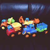 汇乐玩具玩具汽车宝宝儿童玩具车惯性车工程车耐摔回力小车玩具车