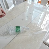 软质玻璃桌布防水防烫餐桌垫3mm加厚茶几台布透明塑料电脑书桌垫