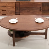 简约小茶几边桌创意茶桌床边桌小圆桌简易新品白橡木黑胡桃木定制