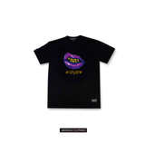 现货 GRAF™原创品牌骚紫色嘴唇金牙A$AP Purple Swag黑色短袖T恤