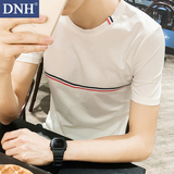 DNH男款短袖2016潮男生t恤短袖男士半袖圆领夏季新款韩版学生大码