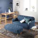 新款韩式简易沙发小户型卧室沙发 双人布艺沙发组合客厅简约特价