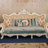 欧式高档奢华风格蕾丝布艺沙发垫  秋冬贵妃位定制定做皮沙发垫子
