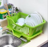 厨房带盖沥水篮塑料碗碟架特大号碗柜双层碗盆碗筷收纳碗架放碗盆