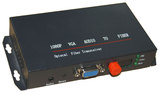 1路VGA高清音视频光端机 光电转换器 VGA转光纤 延长器 单纤 FC口