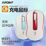 APOINT/A点 无线鼠标充电按键无声静音省电自带锂电池商务M201