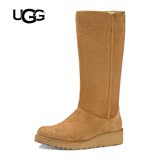 UGG女士冬款纯色高筒瘦身雪地靴高筒保暖靴 1013429