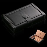 雪茄盒Cohiba便携式雪茄盒雪茄保湿盒雪茄套雪茄柜 两色可选