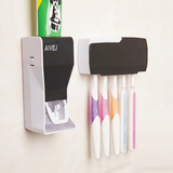 怡欣创意牙刷架套装浴室置物架牙膏挂架自动挤牙膏器包邮