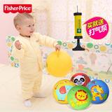美国费雪Fisher Price 9寸宝宝拍拍球儿童玩具球充气皮球走跑玩具