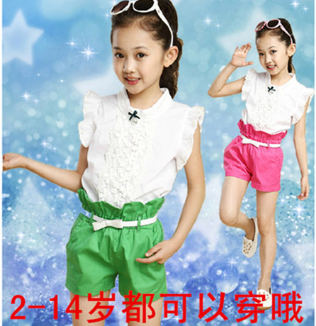 12岁女孩夏装11小孩衣服10儿童装9大女童8春