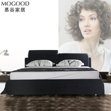 简约现代软包床1.5m北欧布艺床可拆洗小户型主卧时尚双人床婚床