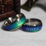 DOTA2 刀塔2  温控 变色 戒指 指环 挂件 饰品 尼伯龙根之戒 周边