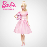 珍藏版芭比之粉色祝福Barbie芭比娃娃公主可爱生日儿童节礼物女生