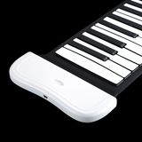 g喇叭手卷钢琴88键 专业版便携式可折叠MIDI键盘迷你电子软加厚双