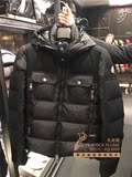 经典款Moncler/蒙口2015新款男装 拼接连帽羽绒服 意大利正品代购