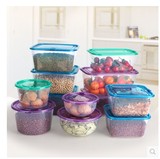 特价厨房保鲜盒冰箱冷藏饭盒微波炉塑料水果盒透明密封圆形食品盒