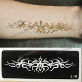 印度海娜纹身彩绘模板纹身贴防水仿真henna tattoo图腾刺青模版