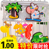 韩国创意可爱动物冰箱贴磁贴 卡通立体早教软胶磁吸铁石装饰贴