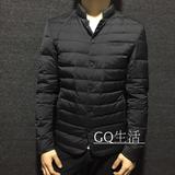 GQ生活2015秋冬季新款立领短款羽绒服男款韩版修身夹克休闲外套