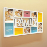 唯忆family&love情侣6寸7寸10孔连体组合创意相框挂墙 照片墙包邮