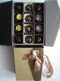 高端定制个性化可刻字创意diy比利时进口手工巧克力生日礼盒