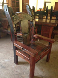 老船木主人椅办公椅古船木扶手椅子实木主人椅大班椅原生态家具