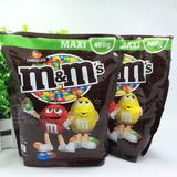 香港代购美国进口版玛氏M＆M’S 牛奶巧克力豆 mm豆大包装400g/袋