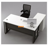 时尚简约办公桌 黑白搭配新款蝴蝶架 老板桌办公桌 主管经理桌
