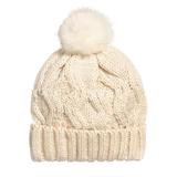 15HM最新羊毛混纺女款帽子 秋冬必备毛毛球纯色毛线帽休闲帽子女