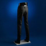 买一赠一JEDOSS/爵迪斯夏季黑色千鸟格休闲裤男士 柔软舒适修身裤