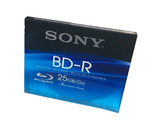 索尼蓝光BD-R光盘 6速 25GB台产 sony蓝光刻录盘 单片盒装 正品