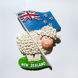 正品世界旅游树脂冰箱贴收藏纪念品新西兰国旗装饰创意冰箱贴绵羊