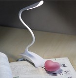 看书床头灯USB插电脑可调光喂奶LED学生暖黄护眼充电夹子台灯学习