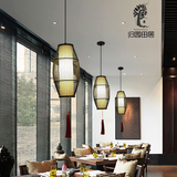 东南亚小吊灯现代新中式吊灯中式吊灯餐厅吊灯过道单头创意走廊灯
