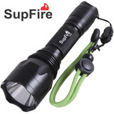 supfire正品神火C10强光手电筒远射可充电超亮家用户外探照led灯
